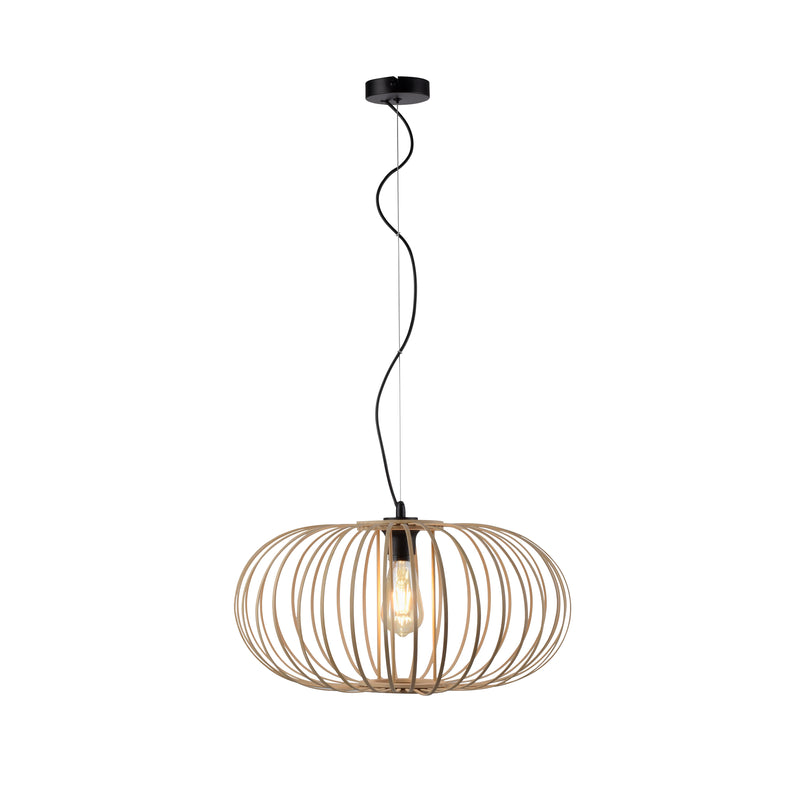 Lustra Zuma Line RACOON 1xE27 Lemn Natural