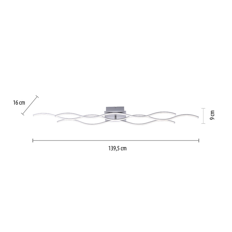 Plafoniera Paul Neuhaus WAVE 3xLED Otel