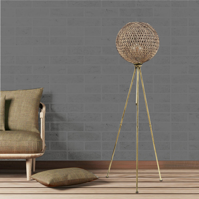Lampadar Asi Home Pied, Negru, 35x138 cm