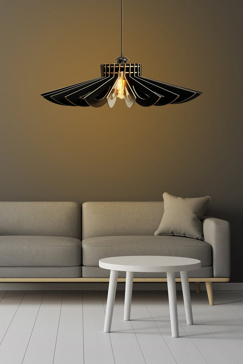 Lustră Asi Home 158, Negru, Ø68 cm