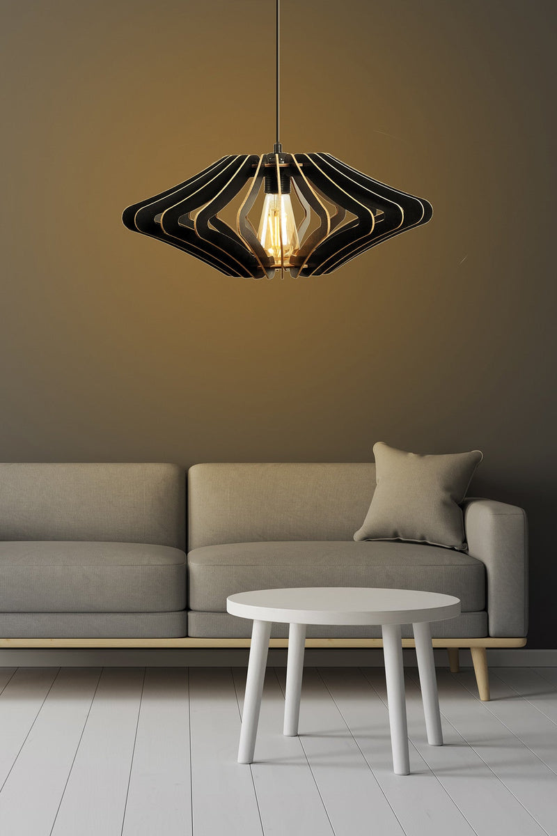 Lustră Asi Home 170, Negru, Ø59 cm