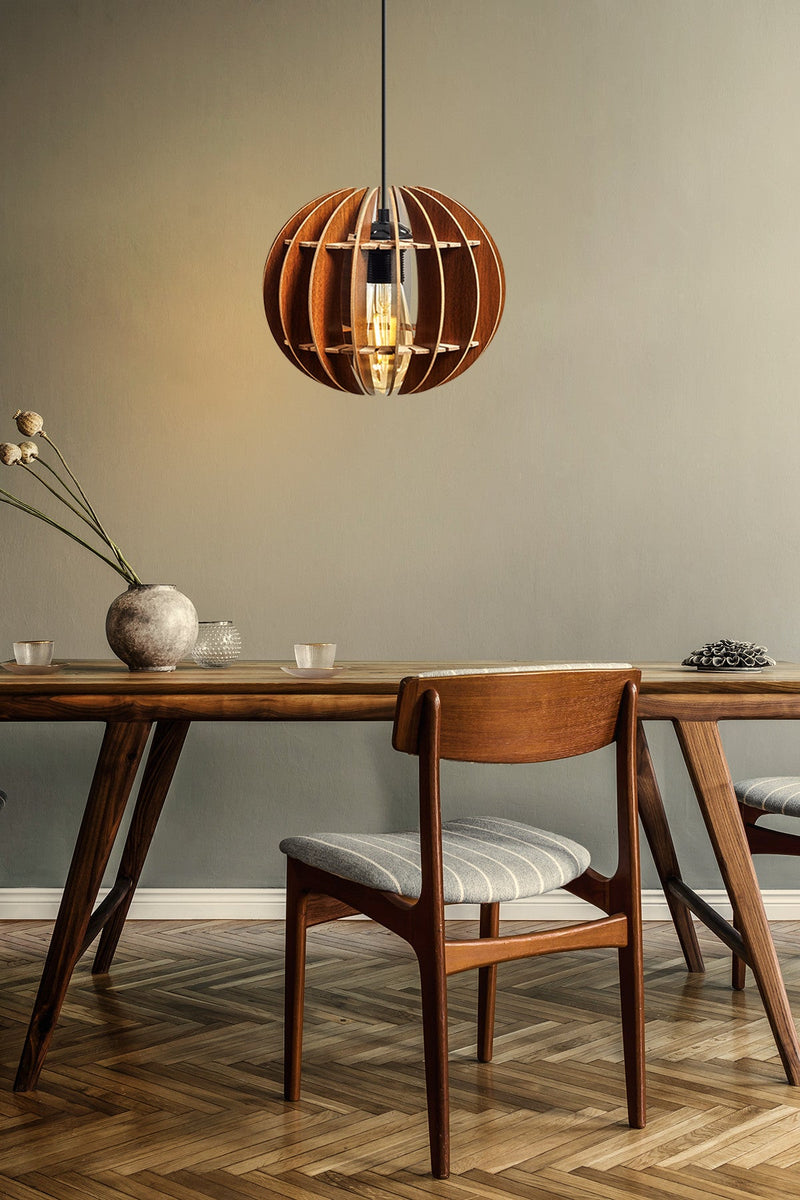 Lustră Asi Home 141-T, Walnut, Ø20 cm