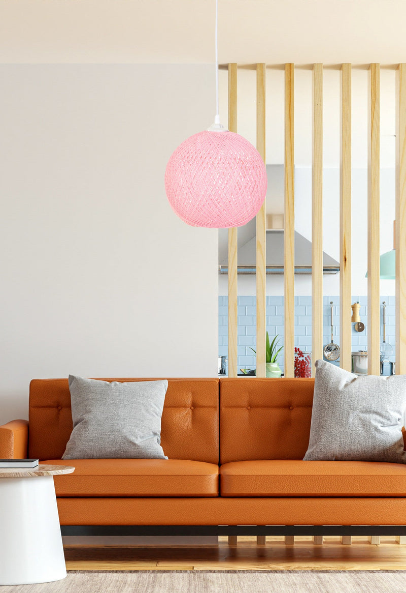 Lustră Asi Home 190 - Pb, Roz, Ø24 cm