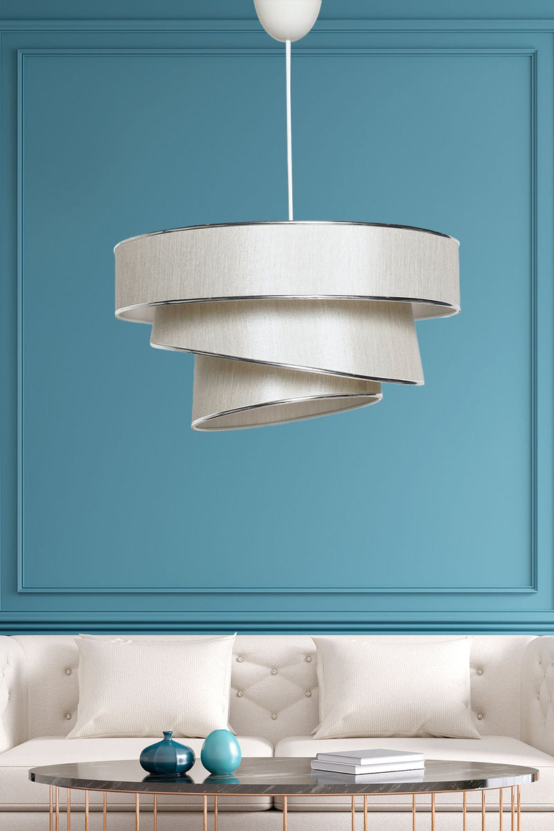 Lustră Asi Home Couper - Beige,, Bej, 40x72 cm