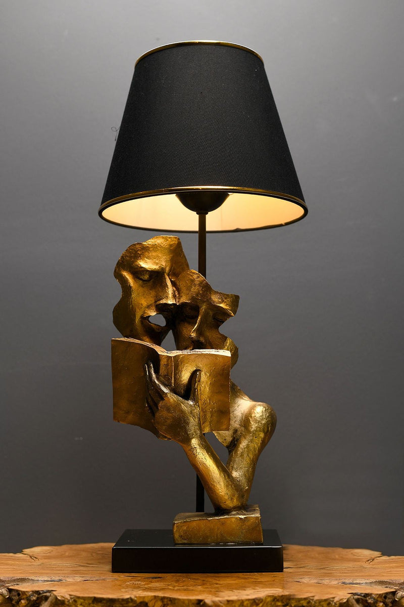 Veioză Asi Home Lecture, Negru, 23x57 cm