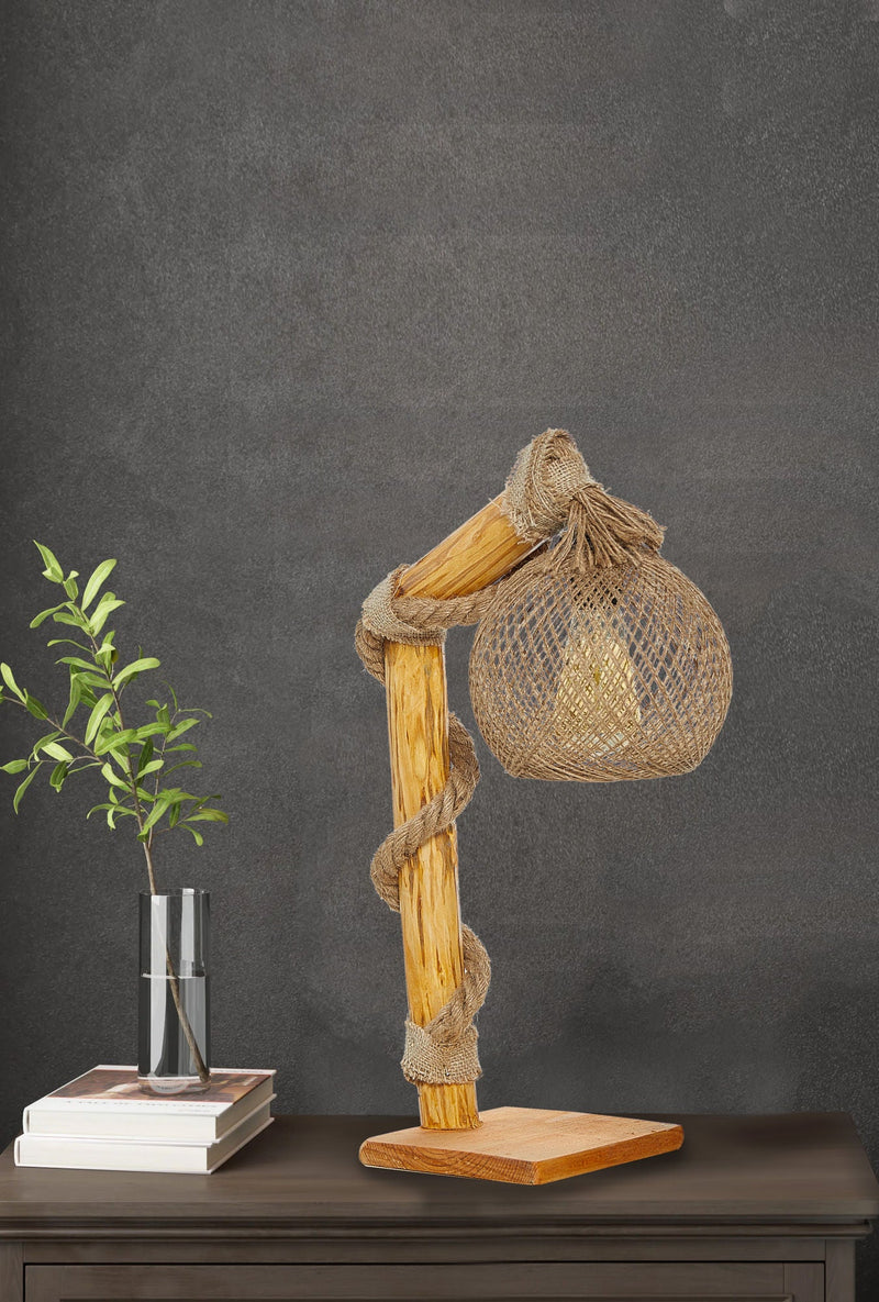 Lampadar Asi Home Canata, Natural, Ø24 cm