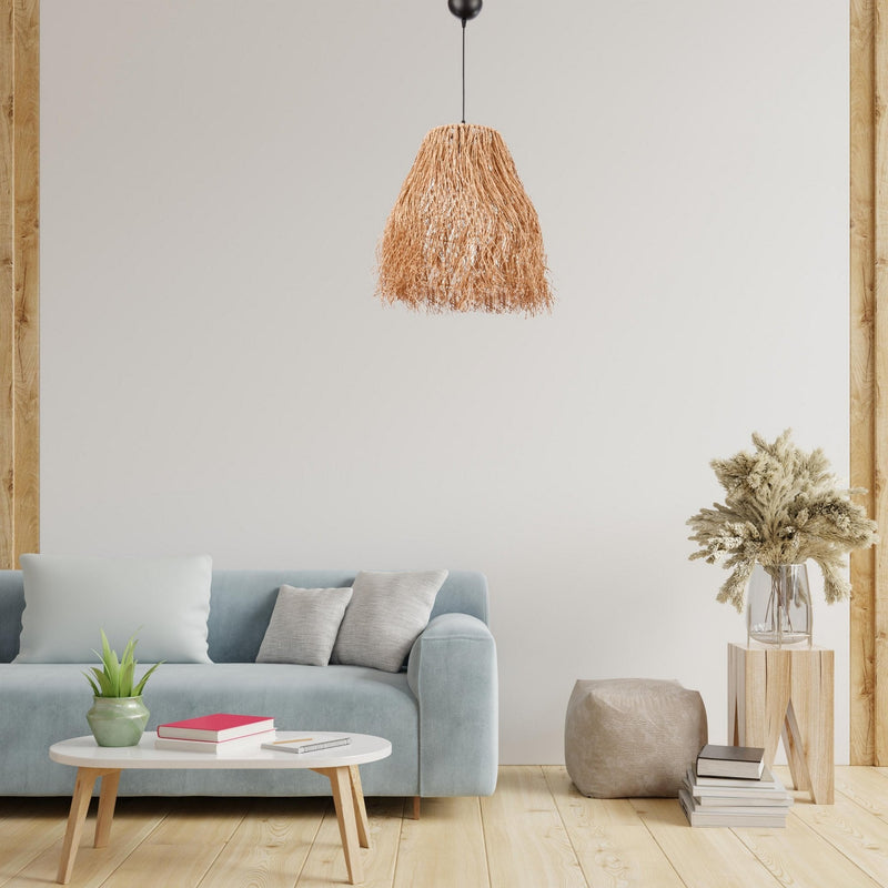 Lustră Asi Home Fringe, Natural, Ø35 cm