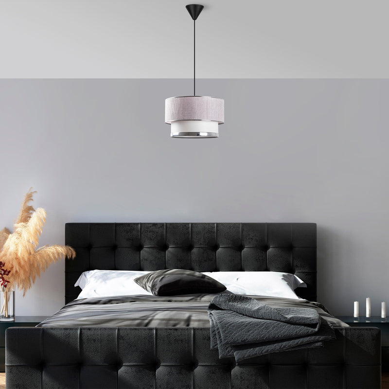 Lustră Asi Home Cake - Light Grey,, Gri, Ø30 cm