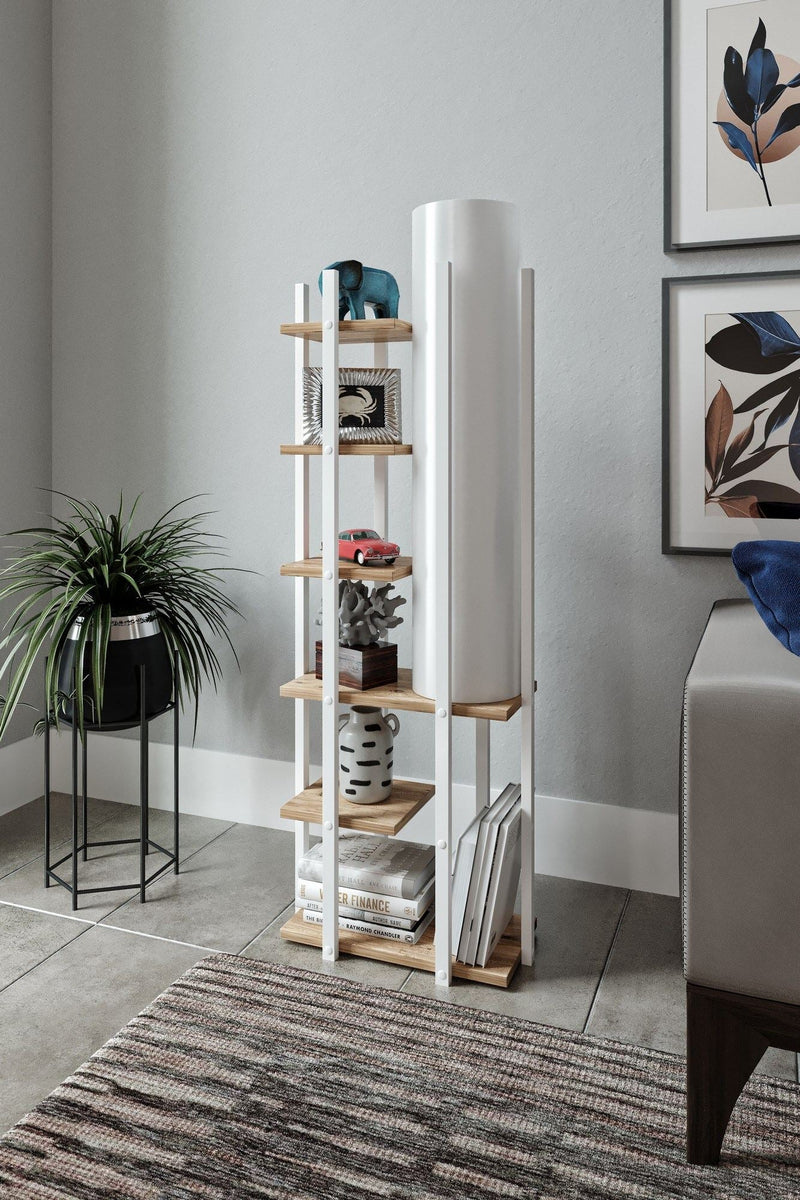 Lampadar Asi Home Moda Dor - ERH, Alb, 25x135 cm