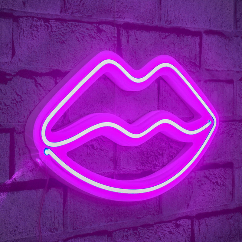 Decorațiune Perete Asi Home Lips, Roz