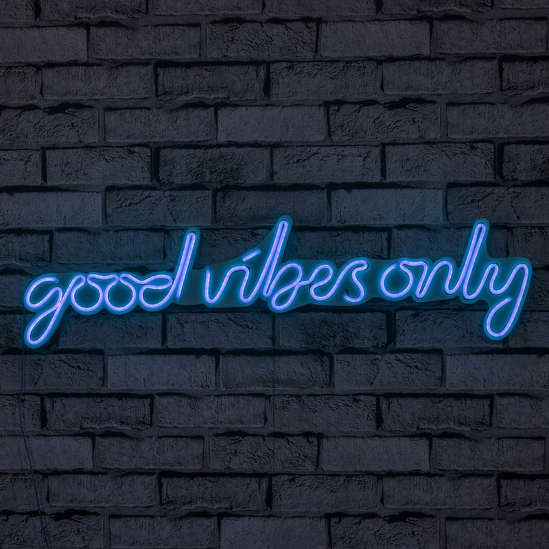 Decorațiune Perete Asi Home Good Vibes Only, Albastru