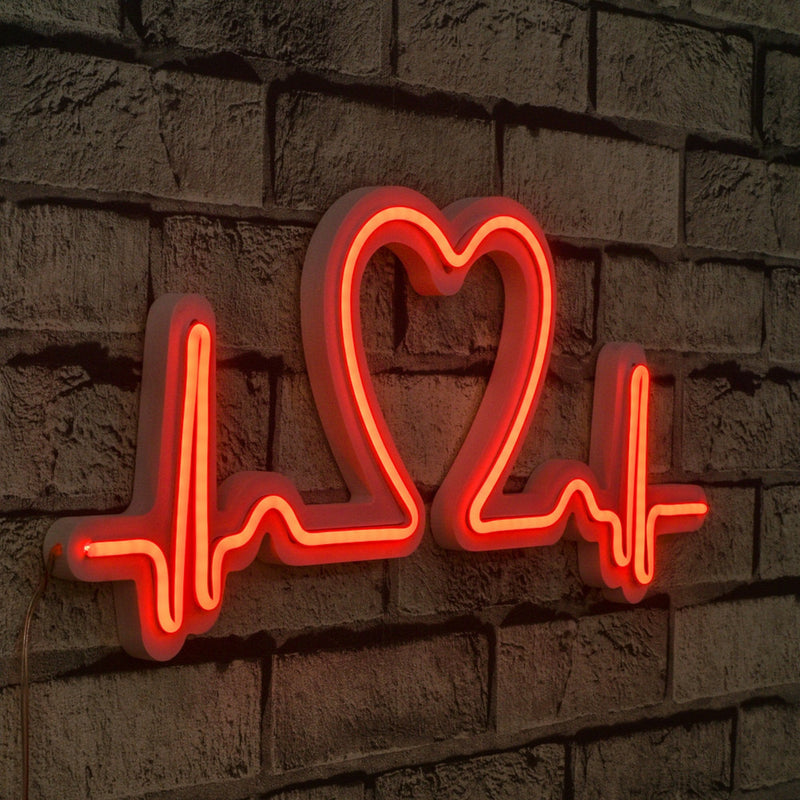 Decorațiune Perete Asi Home Love Rhythm, Roșu