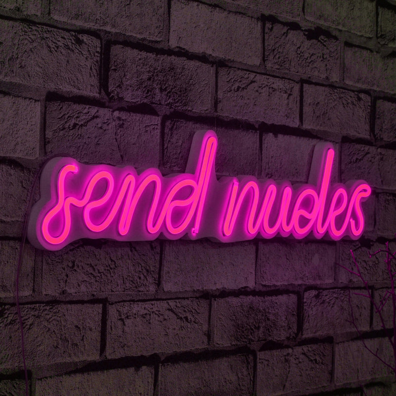 Decorațiune Perete Asi Home Send Nudes, Roz