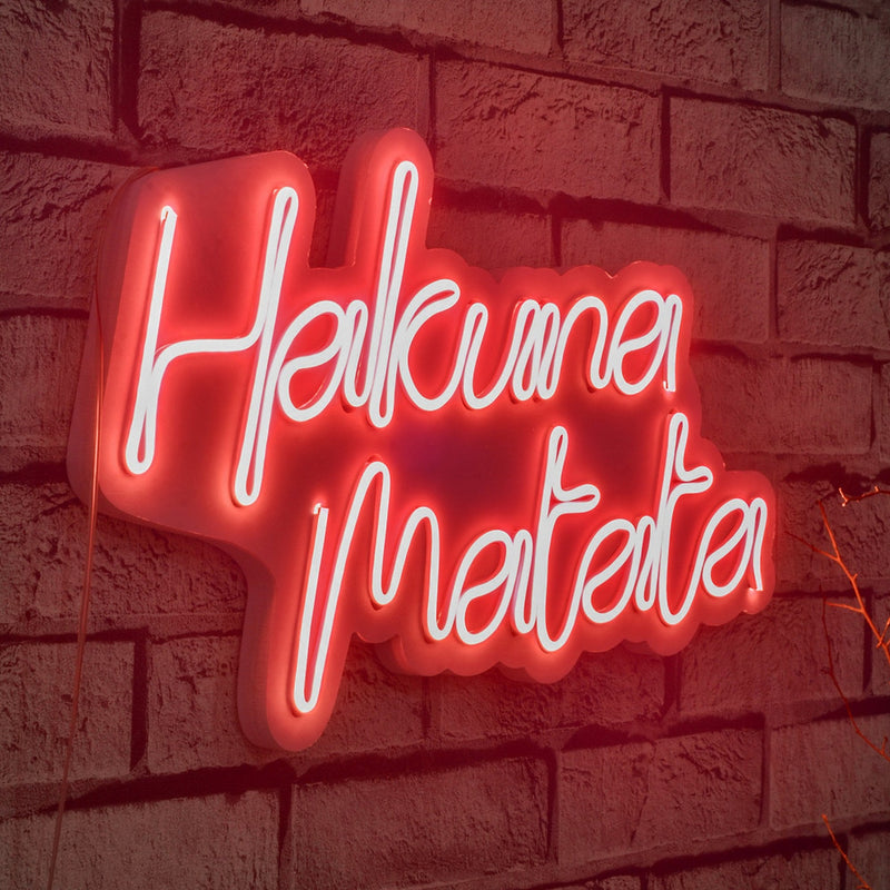 Decorațiune Perete Asi Home Hakuna Matata, Roșu