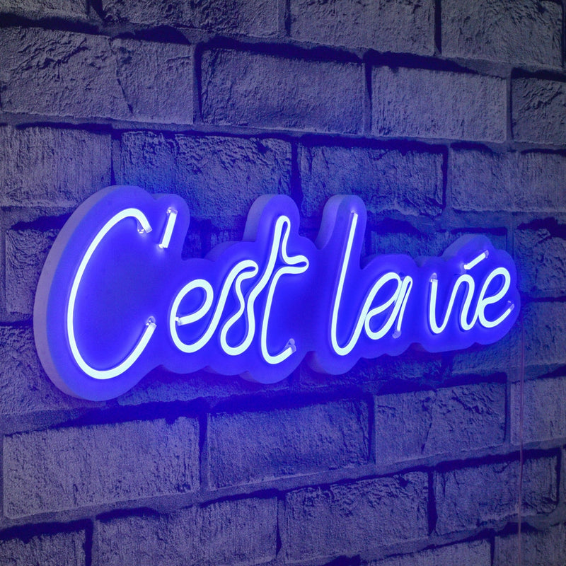 Decorațiune Perete Asi Home C'est La Vie, Albastru