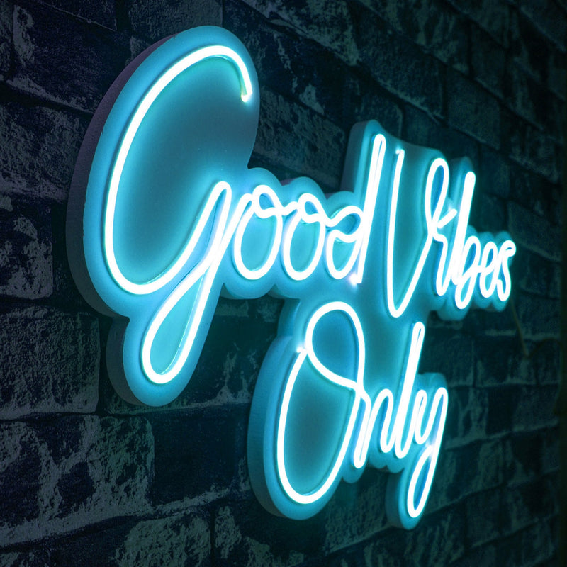 Decorațiune Perete Asi Home Good Vibes Only 2, Albastru