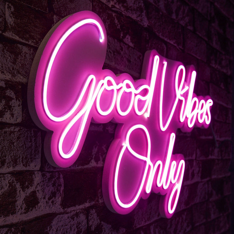 Decorațiune Perete Asi Home Good Vibes Only 2, Roz