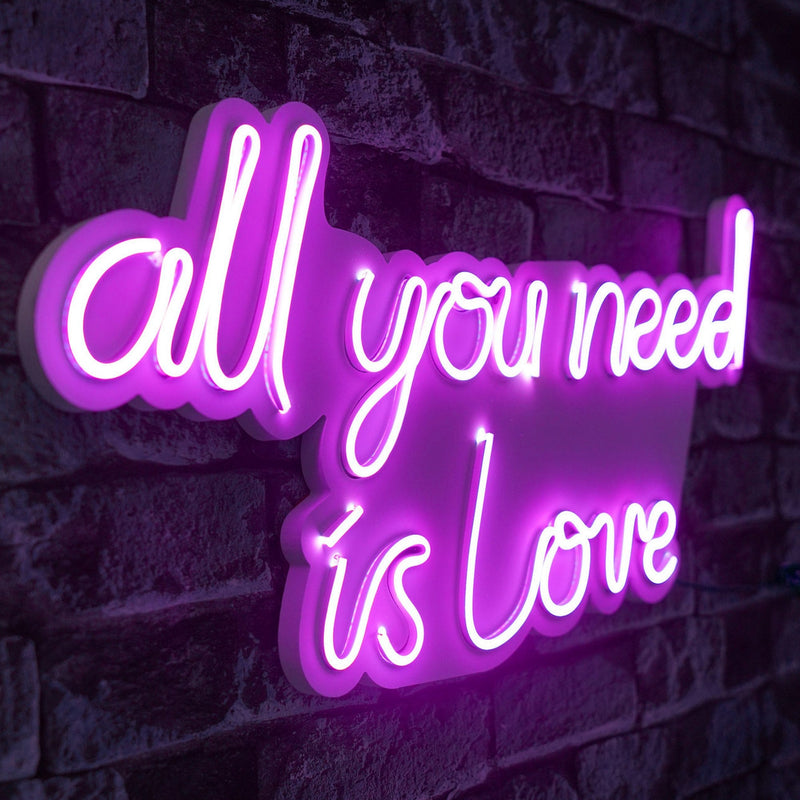 Decorațiune Perete Asi Home All You Need is Love, Roz