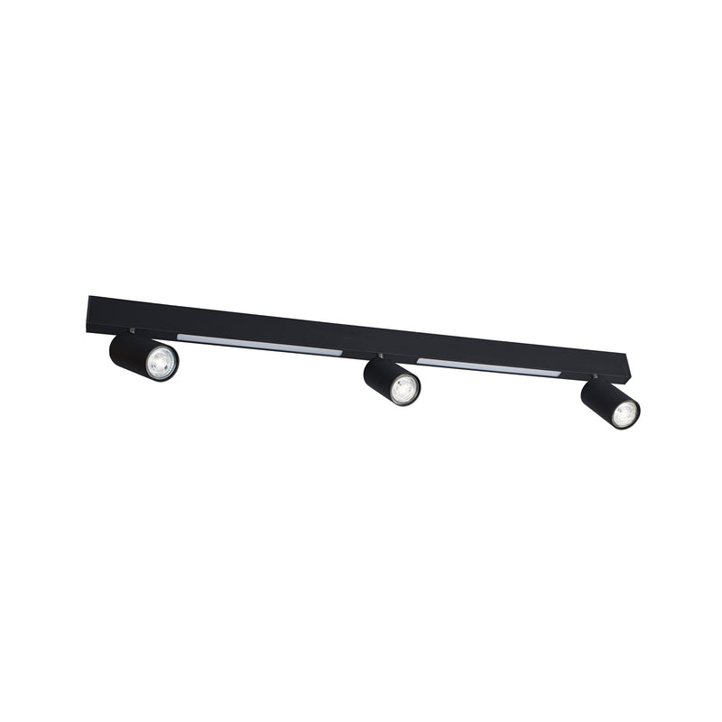 Plafoniera Zuma Line MANNARI 3xGU10/LED Negru