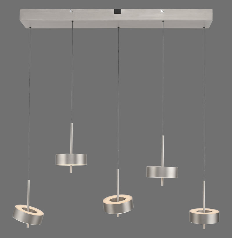 Lustra Paul Neuhaus Q-ROTATE 5xLED Aluminiu