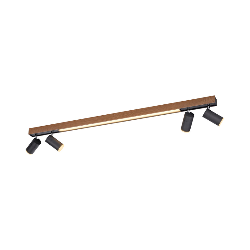 Plafoniera Paul Neuhaus PURE-LINES 5xLED Lemn Natural