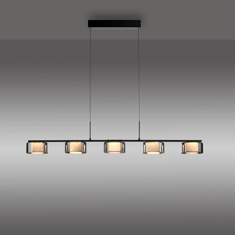 Lustra Paul Neuhaus RIKA 5xLED Negru