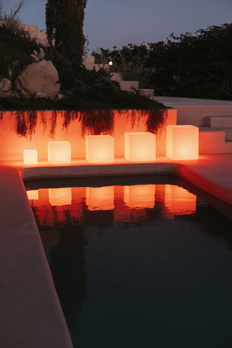 Lampa Exterior Newgarden CUBY LED Alb