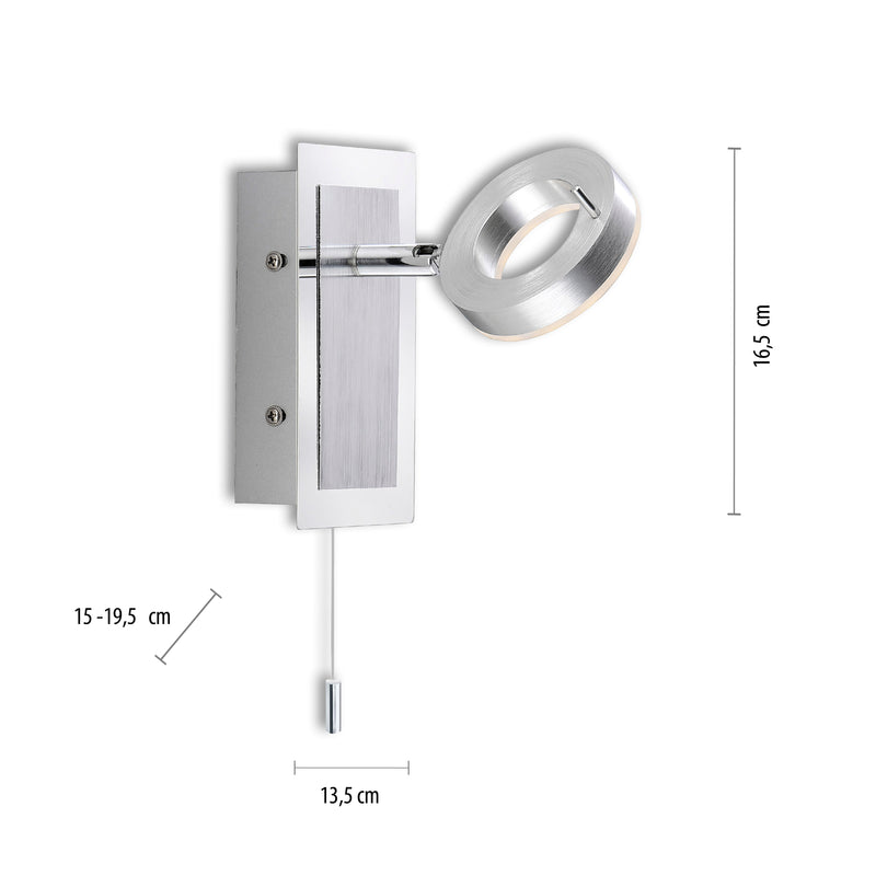 Aplica Paul Neuhaus SILEDA LED Aluminiu