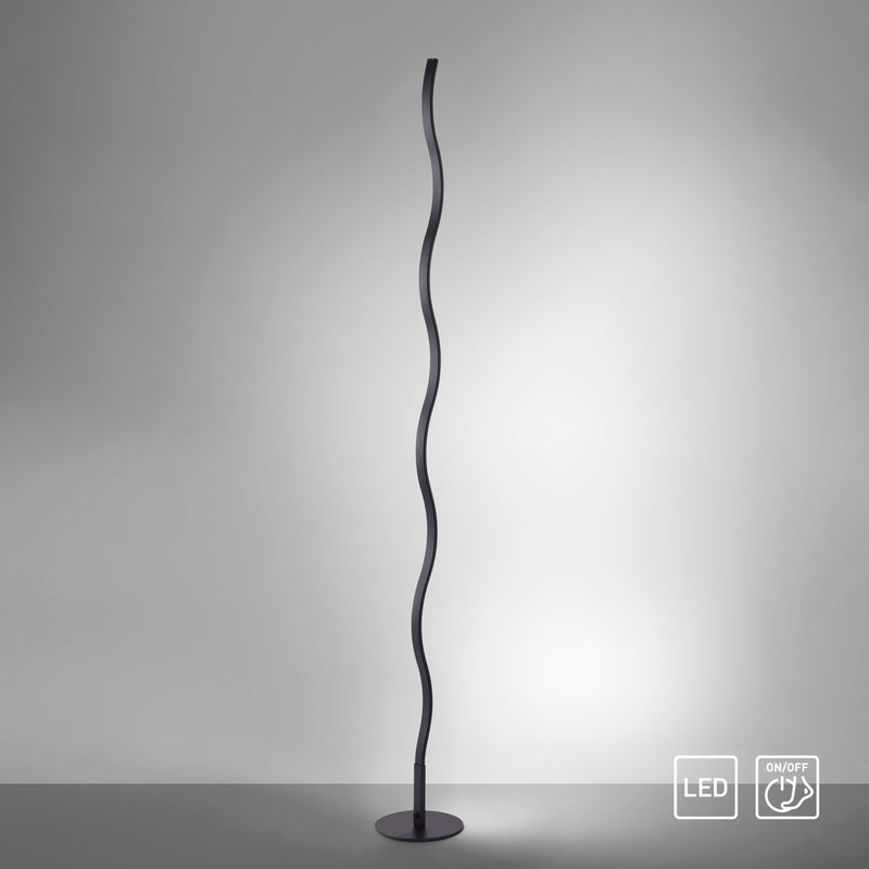 Lampadar Paul Neuhaus WAVE LED Negru