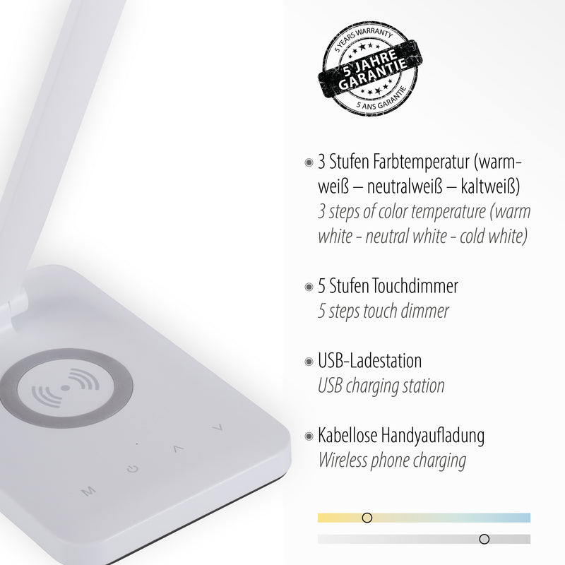Veioza Paul Neuhaus FLORENTINA LED Alb