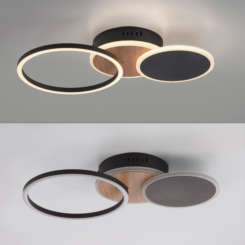 Plafoniera Zuma Line SEVENT LED Lemn Decor
