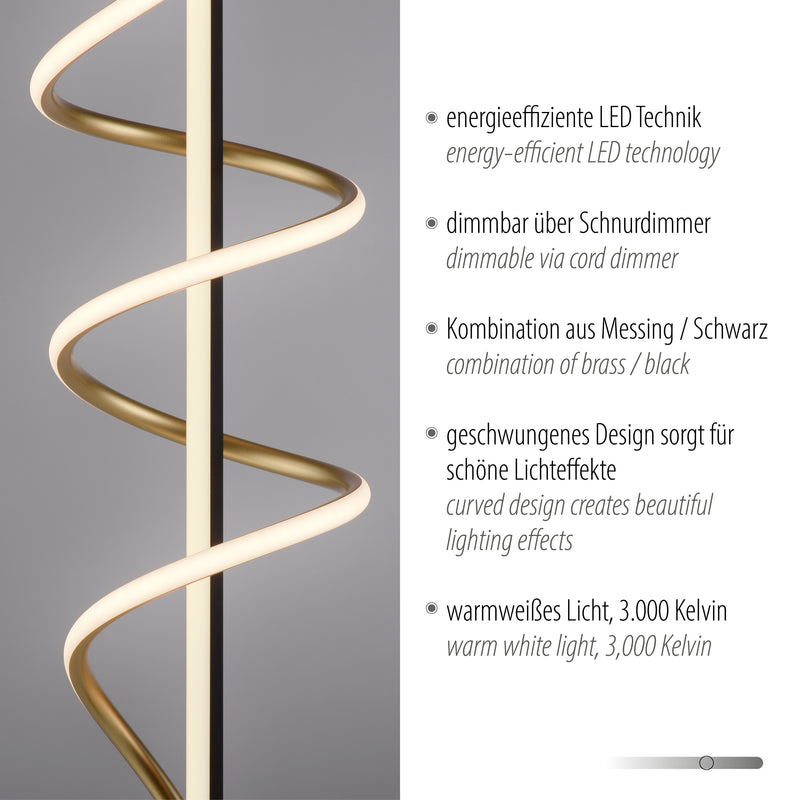 Lampadar Paul Neuhaus EMANDA LED Negru