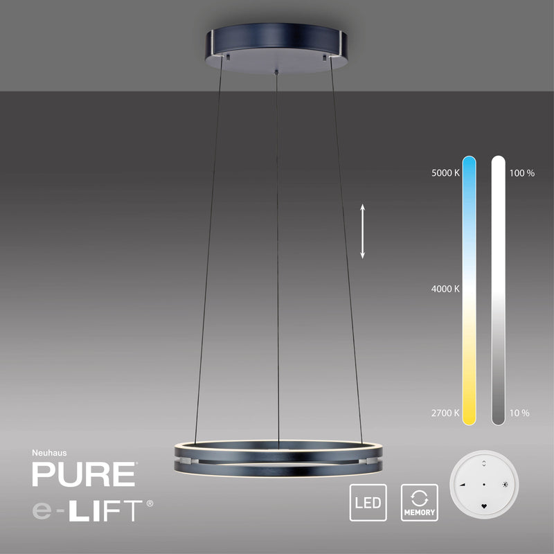 Lustra Paul Neuhaus PURE E-LOOP 2xLED Gri