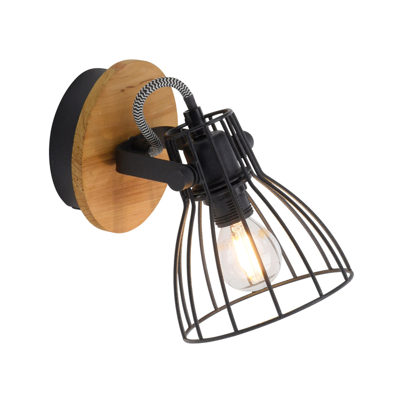 Plafoniera Paul Neuhaus TARO 1xE14 Negru