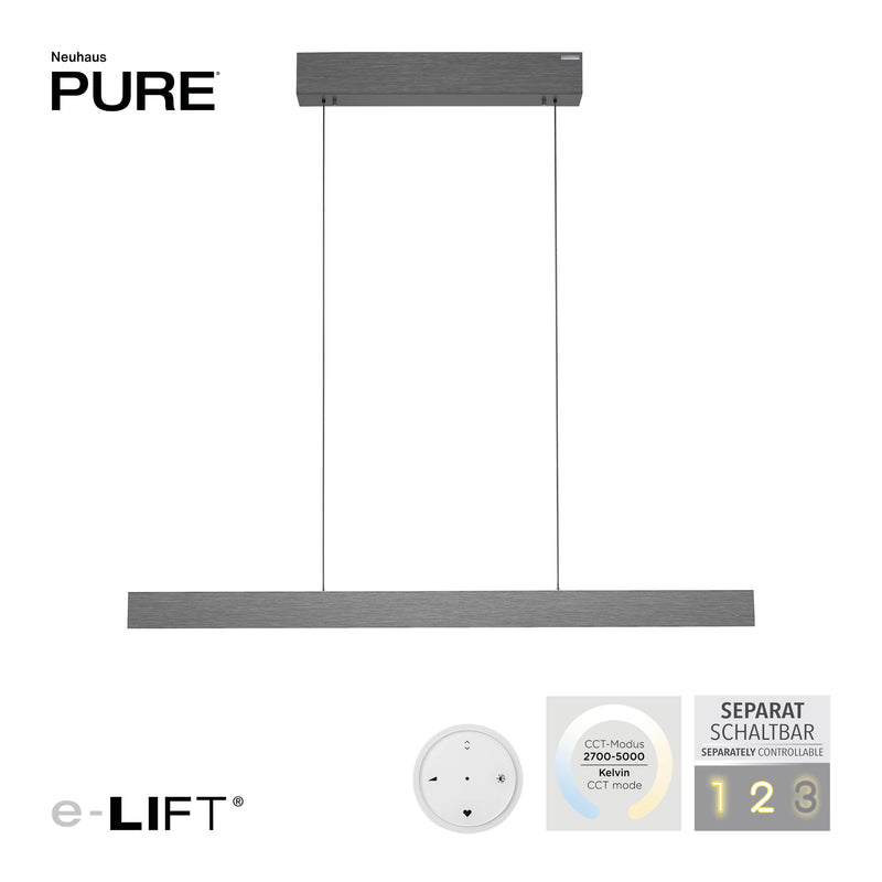 Lustra Paul Neuhaus PURE E-MOTION 2xLED Gri