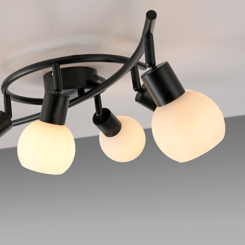 Plafoniera Paul Neuhaus LOKI 6xE14 Negru