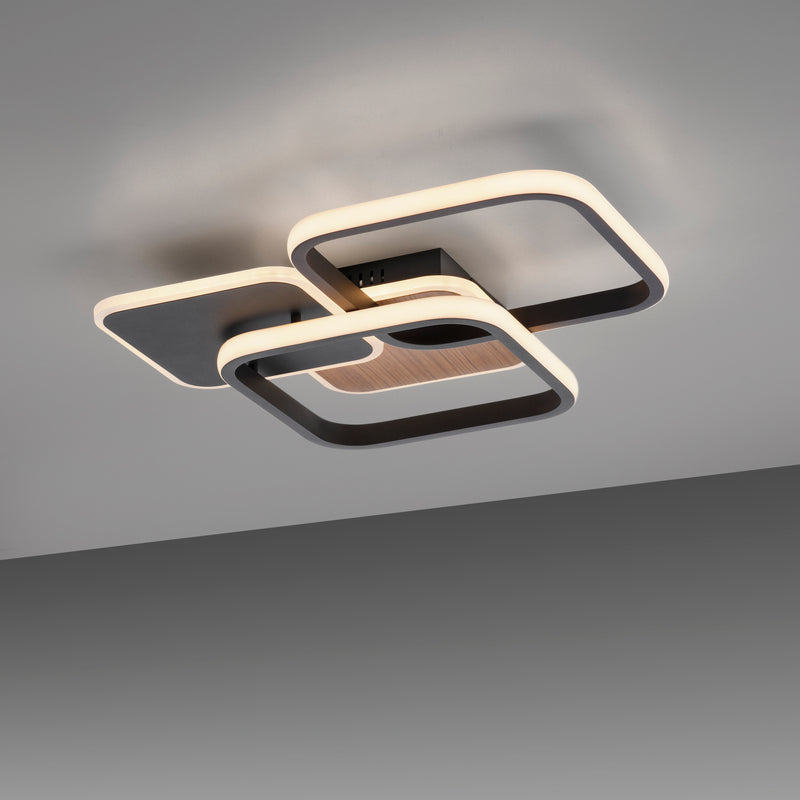 Plafoniera Zuma Line SEVENT LED Lemn Decor