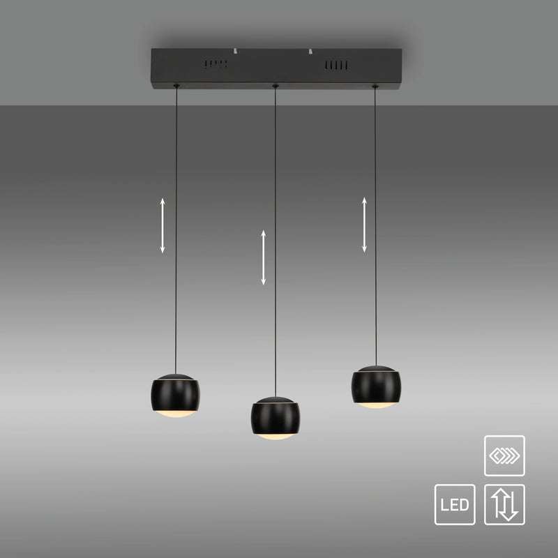 Lustra Paul Neuhaus BALLINI 3xLED Negru