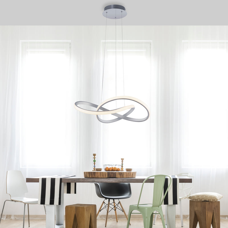 Lustra Paul Neuhaus MARIA LED Aluminiu