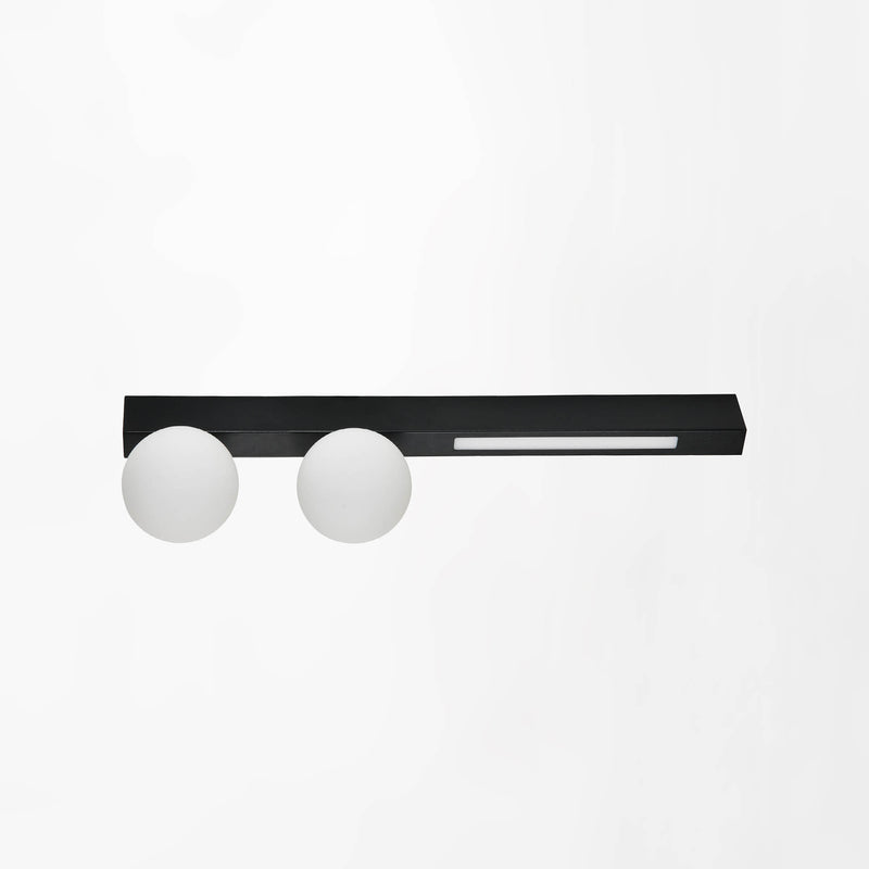 Plafoniera Zuma Line LUND 3xG9/LED Negru