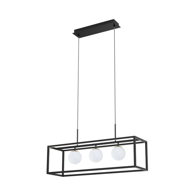 Lustra Zuma Line PIRO G9 LED/LED Negru Mat