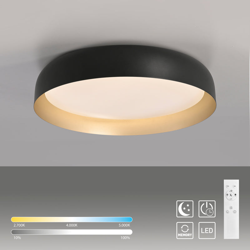 Plafoniera Paul Neuhaus OSKO LED Negru