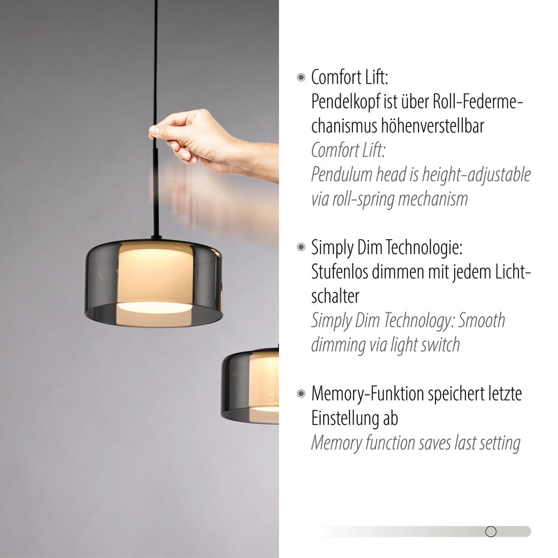 Lustra Paul Neuhaus RIKA 7xLED Negru