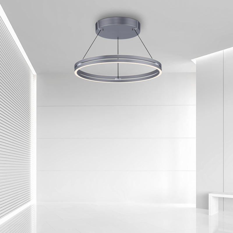 Lustra Paul Neuhaus PURE E-LOOP 2xLED Gri