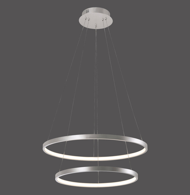 Lustra Paul Neuhaus CIRCLE 2xLED Argintiu
