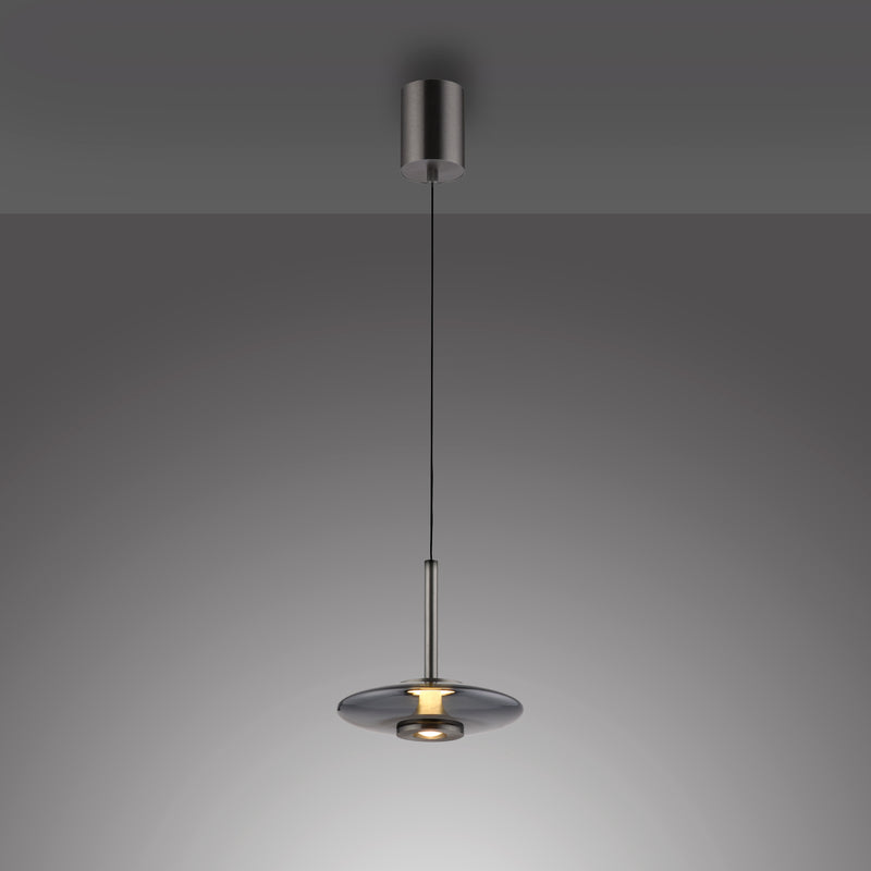 Lustra Paul Neuhaus PURE VITRUM 2xLED Gri