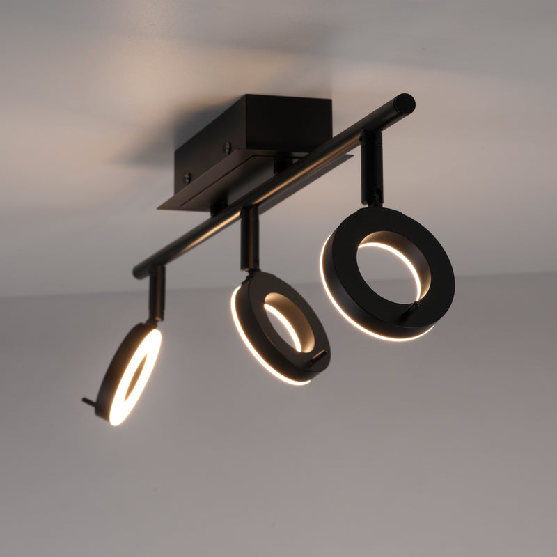 Plafoniera Paul Neuhaus SILEDA 3xLED Negru