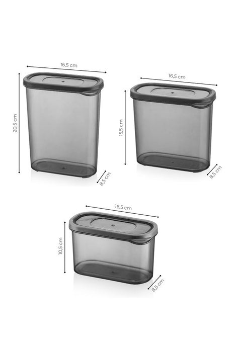 Set Cutii pentru Depozitare (24 Bucati) Asi Home AKY24-101520 Plastic 9X17X20 cm