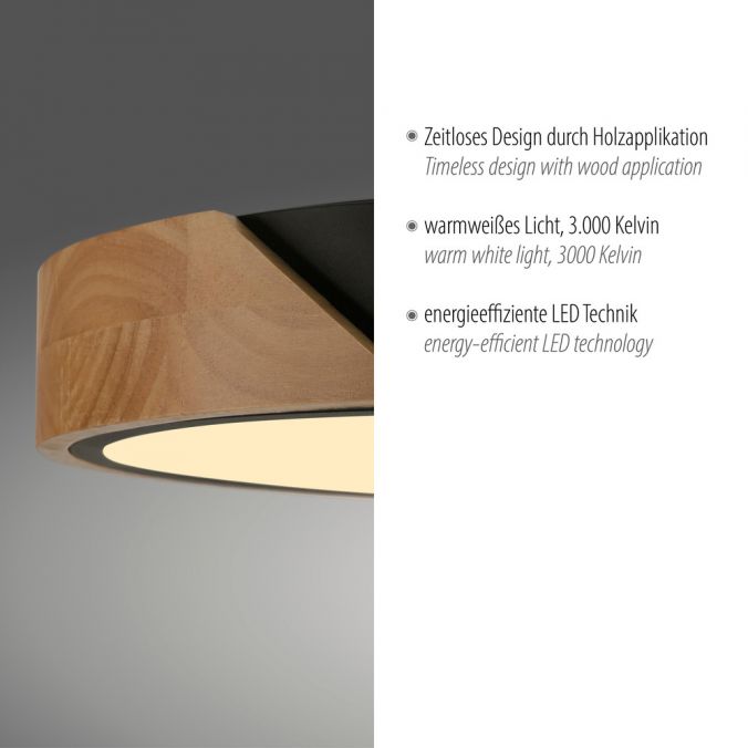 Plafoniera Zuma Line BILA LED Negru