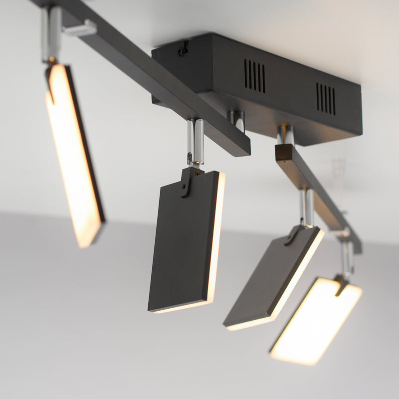 Plafoniera Paul Neuhaus PURE-MIRA 4xLED Negru